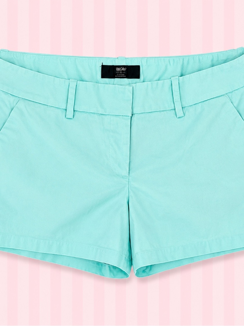 Mossimo Aqua Mint Stretch Shorts | Y2K Preppy Summer Mini Shorts
